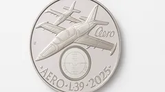Moderní mince s L-39 spojuje technické mistrovství a hrdost
